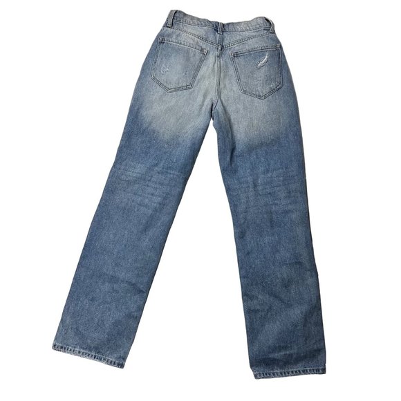 Cello Women's 1 Super High Rise Dad Jeans Button Fly Distressed Denim Y2K Excell - Picture 3 of 15